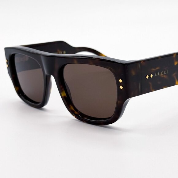 NEW GUCCI GG1262S 002 SUNGLASSES UNISEX HAVANA EYEWEAR - Picture 5 of 10